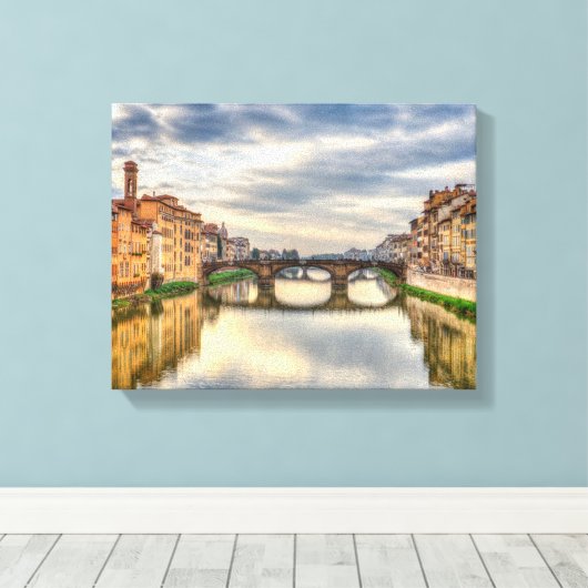 Florence Canvas Afdruk (Insitu (Houten vloer))