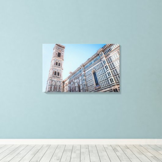 Florence Cathedral Canvas Afdruk (Insitu (Houten vloer))