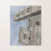 Florence Cathedral en Giotto Campanile puzzle Legpuzzel (Verticaal)