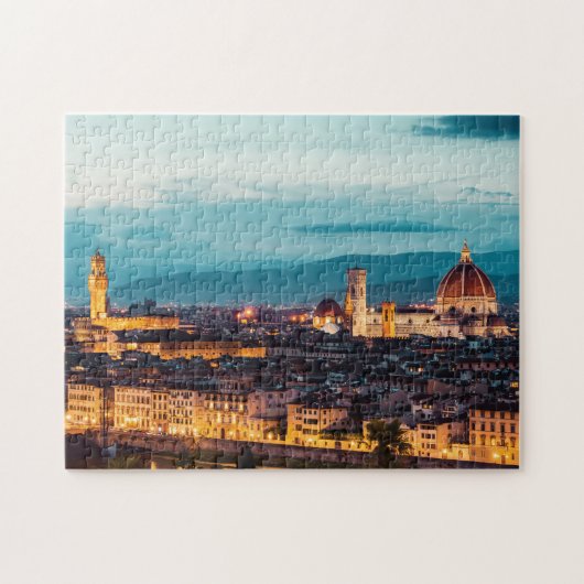 Florence Cathedral en Palazzo Vecchio, Florence Legpuzzel (Horizontaal)