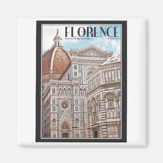 Florence Cathedral Magneet (Voorkant)