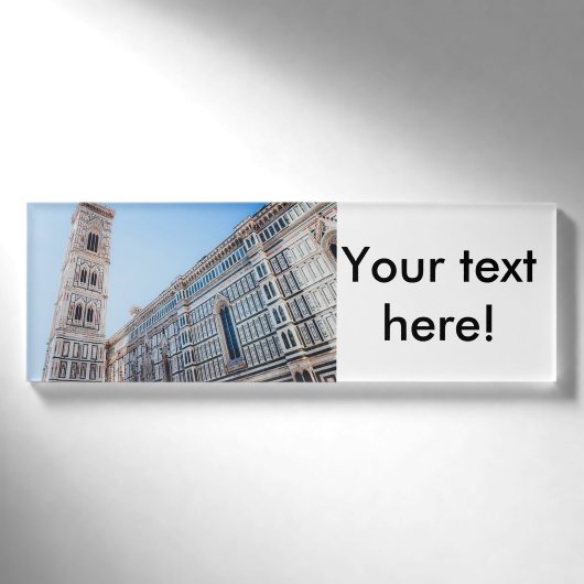 Florence Cathedral Naambadge (Voorkant)