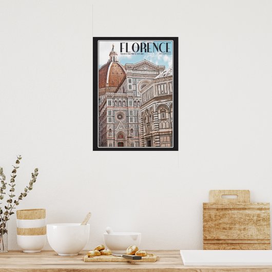 Florence Cathedral Poster (Keuken)