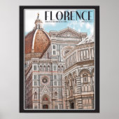Florence Cathedral Poster (Voorkant)