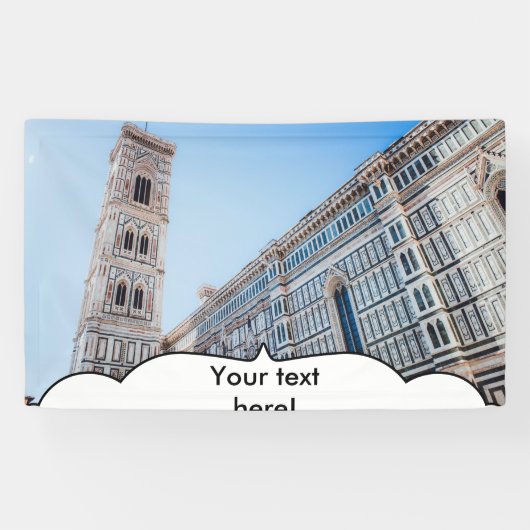 Florence Cathedral Spandoek (Horizontaal)