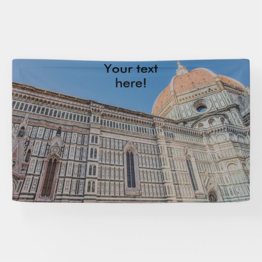 Florence Cathedral Spandoek (Horizontaal)
