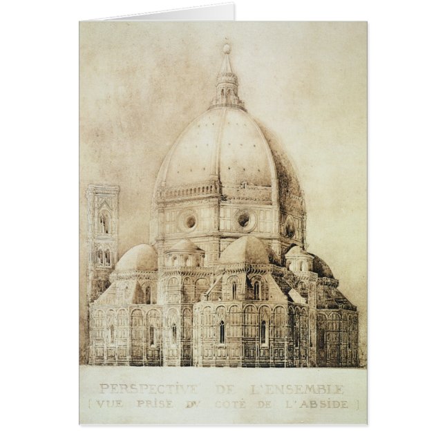 Florence Cathedral uit het oosten, uit 'Fragmenten (Voorkant)