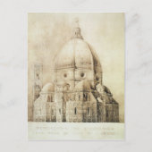 Florence Cathedral uit het oosten, uit 'Fragmenten Briefkaart (Voorkant)