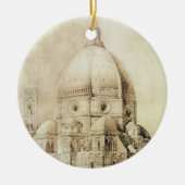 Florence Cathedral uit het oosten, uit 'Fragmenten Keramisch Ornament (Voorkant)