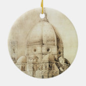 Florence Cathedral uit het oosten, uit 'Fragmenten Keramisch Ornament (Achterkant)