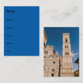 Florence Cathedral Visitekaartje (Voorkant / Achterkant)