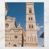 Florence Cathedral Wijn Etiket (Enkel label)