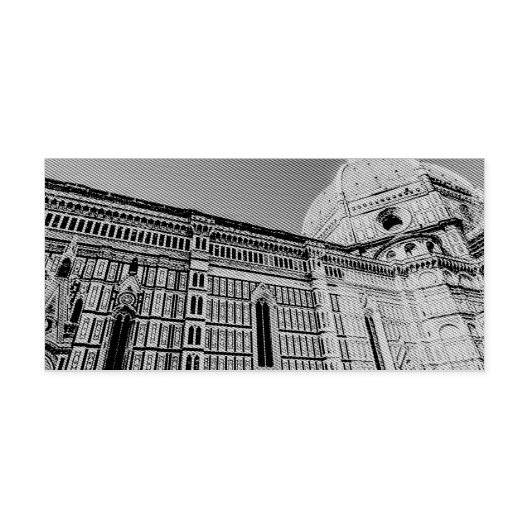 Florence Cathedral Zelfinktende Stempel (Design)