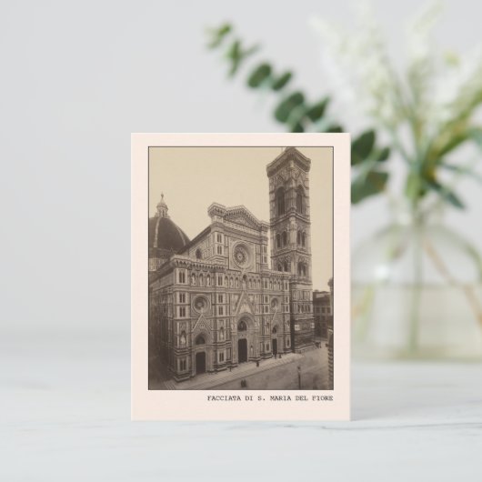 Florence Church Facciata Di S Maria Del Fiore Briefkaart (Staand voorkant)