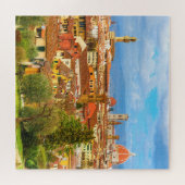 Florence City Skyline Tocany Italië Legpuzzel (Horizontaal)