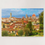 Florence City Skyline Tocany Italië Legpuzzel<br><div class="desc">Deze prachtige cityscape puzzle kenmerkt de prachtige Florence in Toscane,  Italië. #florence #italiy #tuscany #cityscape #skyline #avontuur #avedraal #jigzaag #puzzle #jigsawpuzzle #giften #pret #stockingstuffers #games #landschap</div>