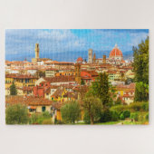 Florence City Skyline Tocany Italië Legpuzzel (Horizontaal)