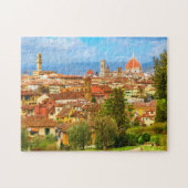 Florence City Skyline Tocany Italië Legpuzzel (Horizontaal)