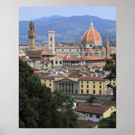 Florence Cityscape Poster (Voorkant)