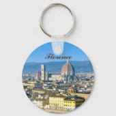 Florence cityscape with Duomo cathedral  Sleutelhanger (Achterkant)
