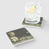 Florence Cope Gezegde Grace in Dinnertime Stenen Onderzetter (Zijkant)