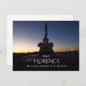 Florence, David Briefkaart (Voorkant / Achterkant)