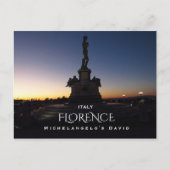 Florence, David Briefkaart (Voorkant)