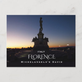 Florence, David Briefkaart