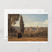 Florence, de Boboli-tuinen van Camille Corot Briefkaart (Voorkant / Achterkant)