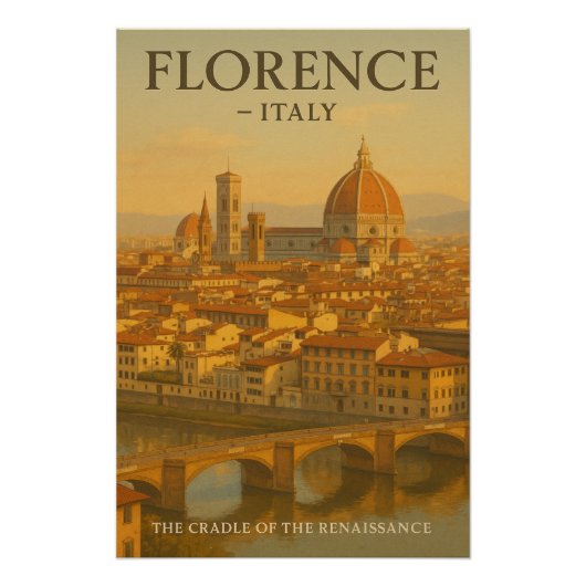 Florence — De wieg van de Renaissance Perfect Poster (Voorkant)