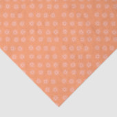 Florence Design on Peach Color Background Tissuepapier (Detail)