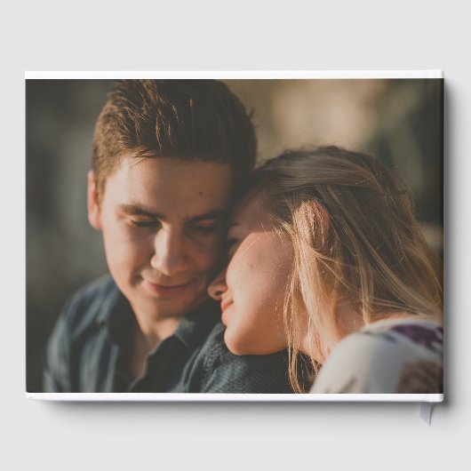 Florence Donker Bloemen en Foto Bruiloft Gastenboek (Achterkant)