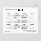 Florence Duomo 2012 Pocket Calendar Briefkaart (Achterkant)