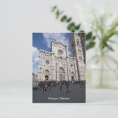 Florence Duomo Briefkaart (Staand voorkant)