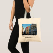 Florence Duomo Cathedraal met Love Quote Tote Bag (Voorkant (product))