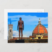 Florence Duomo Dome Antony Gormley Briefkaart (Voorkant / Achterkant)