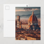 Florence Duomo Santa Maria del Fiore Italië Reizen Briefkaart (Voorkant / Achterkant)