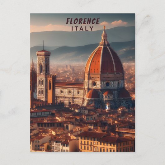 Florence Duomo Santa Maria del Fiore Italië Reizen Briefkaart (Voorkant)