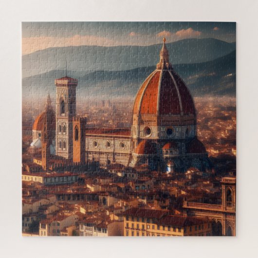 Florence Duomo Santa Maria del Fiore Italië Reizen Legpuzzel (Verticaal)
