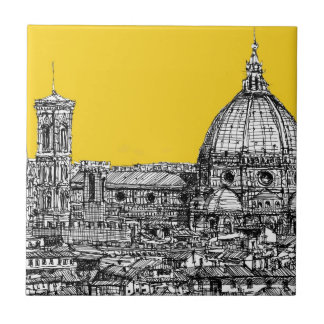 Florence duomo sinaasappel tegeltje