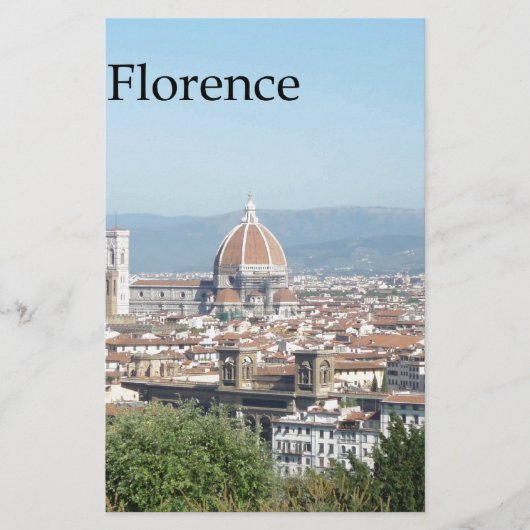 Florence Duomo van Michelangelo Square (nieuw-St.K Briefpapier (Voorkant)