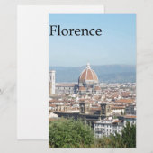 Florence Duomo van Michelangelo Square (nieuw-St.K Briefpapier (Voorkant / Achterkant)