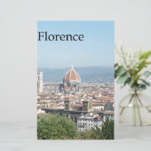 Florence Duomo van Michelangelo Square (nieuw-St.K Briefpapier (Staand voorkant)