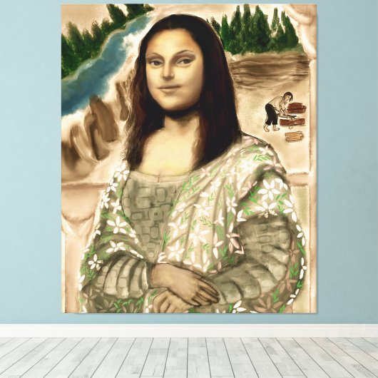 Florence Echo Canvas Afdruk (Insitu (Houten vloer))
