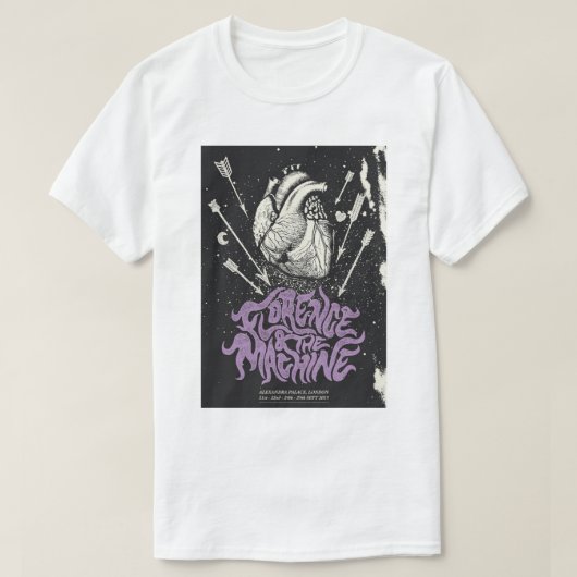 Florence en de machine t-shirt (Design voorkant)