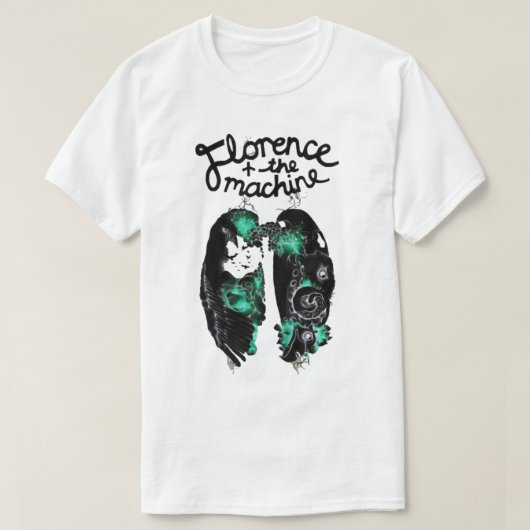 Florence en het ontwerp van de machine t-shirt (Design voorkant)