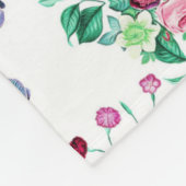 Florence en vlinders  fleece deken (Hoek)