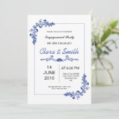 Florence Engagement Party Kaart (Staand voorkant)