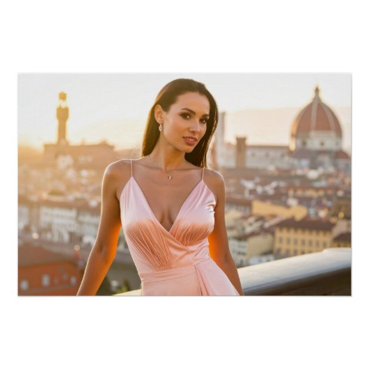 FLORENCE - FIRENZE  -  LIEFDE UIT ITALIË PERFECT POSTER (Voorkant)