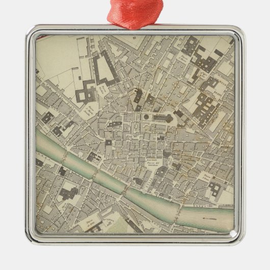 Florence Firenze Metalen Ornament (Voorkant)